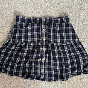 Abercrombie plaid pleated skirt